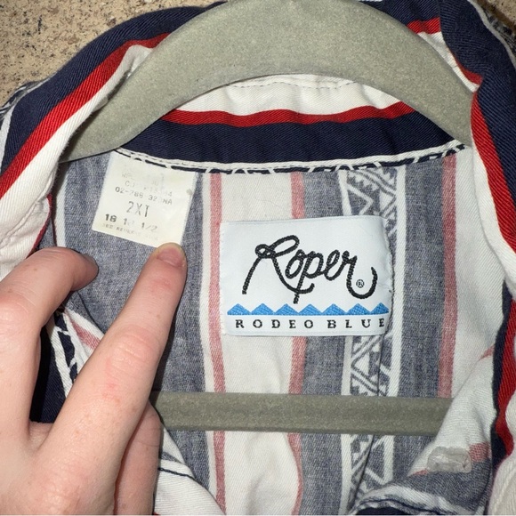 Vintage Short Sleeve Button Up Roper - Picture 3 of 3